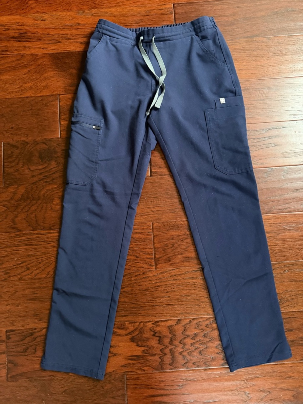 Figs Yola skinny scrub pant navy blue XS